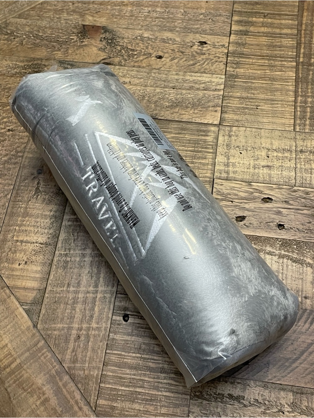 NWT ZJRUIXI 2-in-1 Travel Blanket Pillow Airplane Compact Gray 61x43"